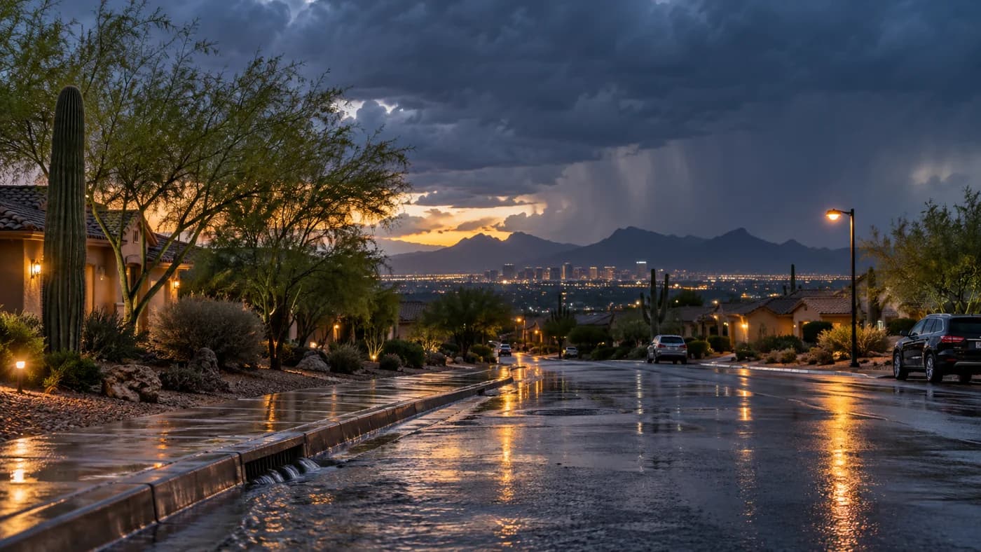 Flood watch posted for Phoenix metro as storm chances increase overnight into Wednesday