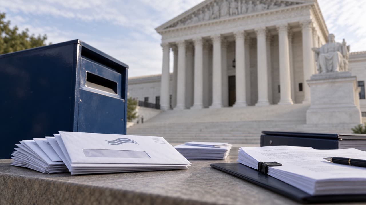 Supreme Court rejects mail voting rules for 2026 midterms