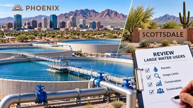 Phoenix expands water storage as Scottsdale considers tighter review for big users