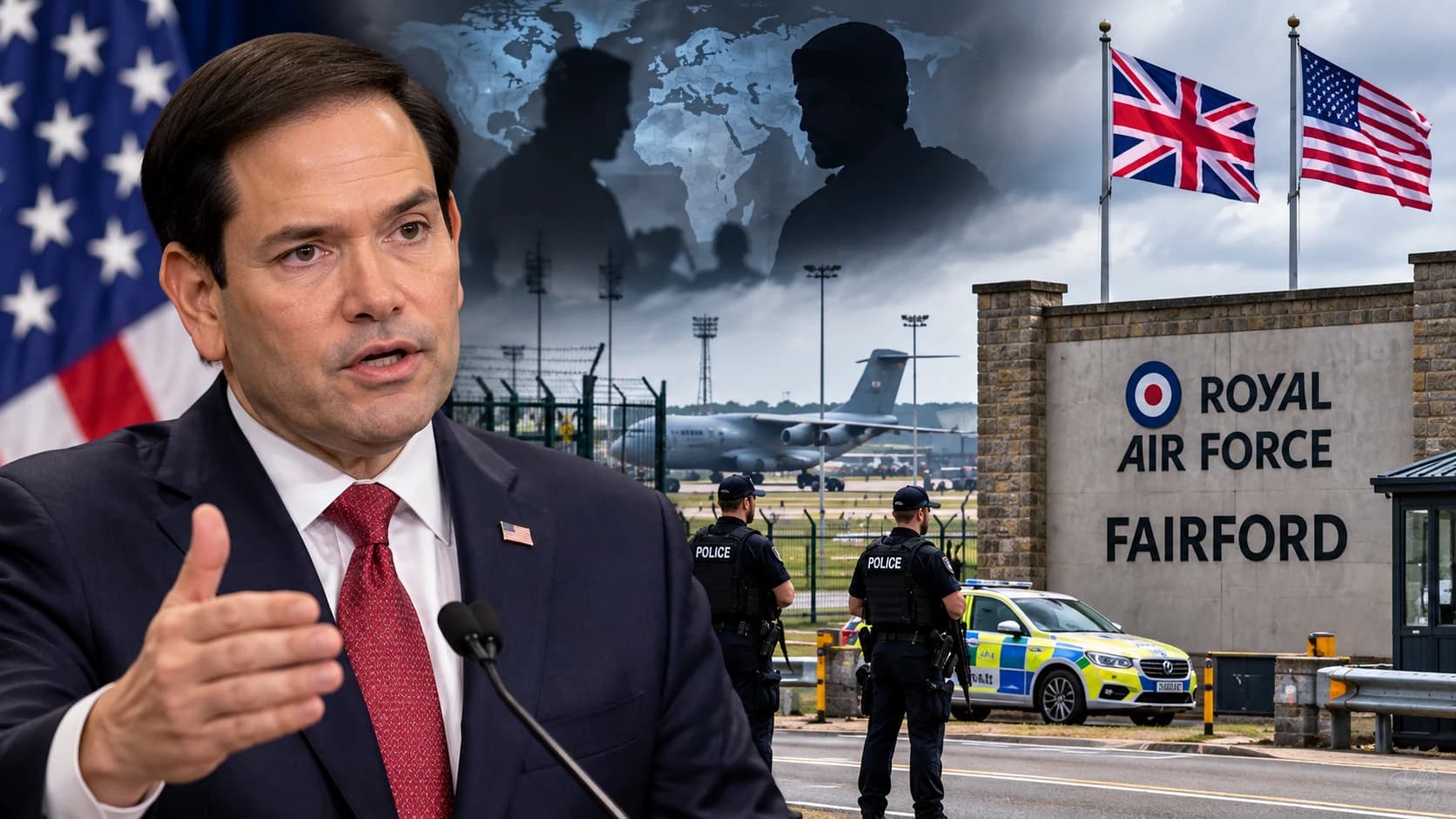 Rubio points to possible foreign involvement in alleged terror plot near British base used by U.S. forces