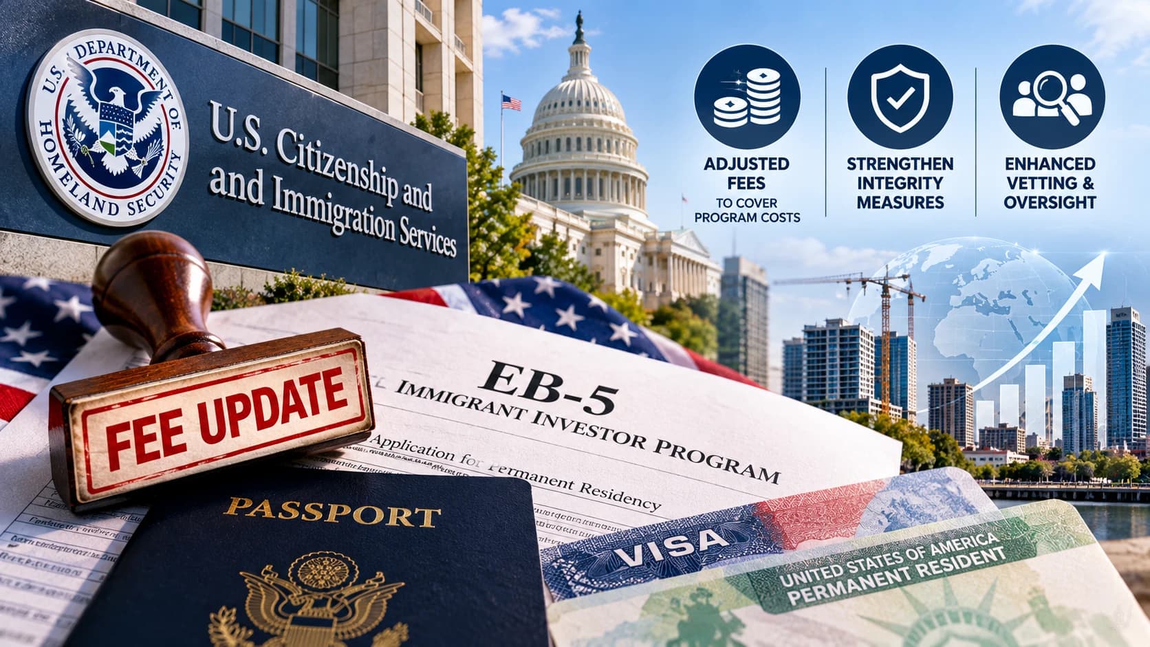 USCIS Adjusts EB-5 Fees to Cover Program Costs and Strengthen Integrity Measures