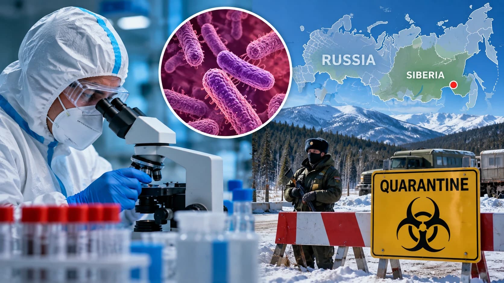 Russian lab worker dies after suspected exposure to plague, prompting quarantine measures in Siberia