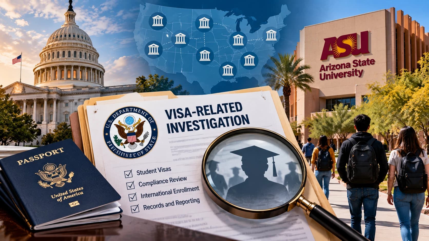 Trump administration opens visa-related investigations into nine universities, including ASU