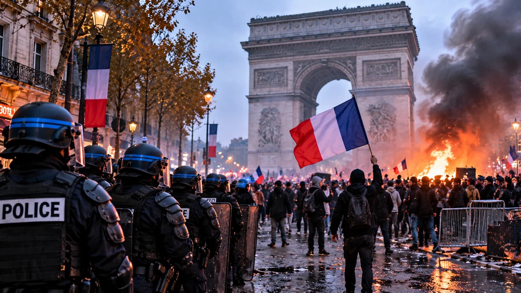 Violent protests and rioting spread across France as authorities tighten security