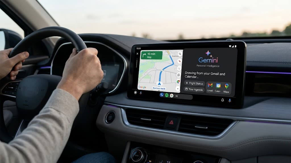 Google brings more personal Gemini features to Android Auto